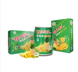 椰风挡不住芒果汁粒粒多椰粒饮料强力推荐味道浓 椰风挡不住