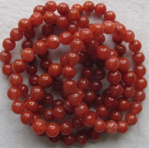 南红石苑 四川凉山美姑九口南红玛瑙樱桃红特色精美手链特惠