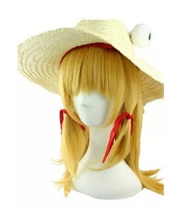 发千色cosplay假发 东方project 泄矢诹访子 中长发cos造型假发