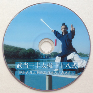 武当38式太极拳教学片|张三丰三十八式光盘|陈师行道长演练和讲解