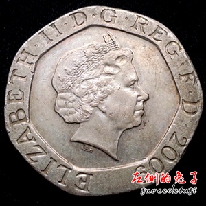 英国20便士硬币