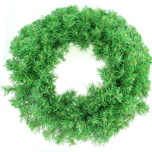 桂冠 圣诞节装饰品 40cm/50/60/80cm加密圣诞裸花环圣诞树装饰品
