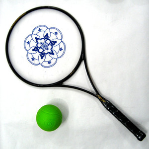 广友 久久 丹柔 奥博隆 【1k碳纤维柔力球拍框】 配青花瓷大面