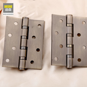 迪森 专业五金配件 不锈钢轴承合页 静音滚珠标准4寸铰链 正品