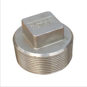 201/304不锈钢堵头丝扣堵头不锈钢管堵水管配件水暖配件dn8--100