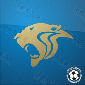 巡城快马 汽车装饰贴纸 反光球队车贴上海申花豹子头 随意贴 单张