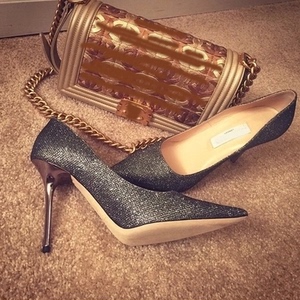 来自星星的你同款鞋千颂伊jc高跟鞋浅口尖头细跟真