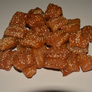 徐州睢宁特产蜜汁三刀特色小吃蜜三刀大三刀传统糕点零食500克