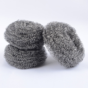 大号金属钢丝球厨房清洁球 去污除锈钢丝球刷洗碗刷锅钢丝球3只装