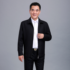 中老年模特服装男