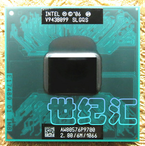 P9700 P9600 P9500 笔记本 CPU 原装正式版 PGA针 Y450升级 低温