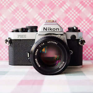 Nikon尼康FM2+AI 50 1.4 全金属全机械135胶片单反相机 复古经典