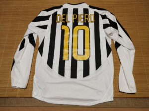 尤文图斯m全新不带牌正版皮耶罗主场长袖球员版球衣