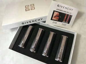 纪梵希雾感哑光口红小黑皮四件套