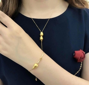金玫瑰项链工行
