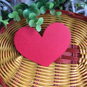 许愿卡教师节贺卡大红色桃心留言爱心形卡片彩色卡纸冰素旗舰店9