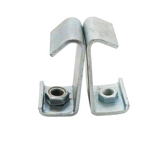 c型钢挂钩丝杆挂钩丝杠吊钩钢结构挂件通风管道扣码槽钢吊卡架m8