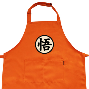 悟字个性创意围裙定制logo印字厨房家用防水防油时尚情侣搞怪围兜