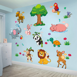 速发3d立体墙贴画卡通贴纸儿童房间布置婴儿墙面装饰墙画卧室墙纸