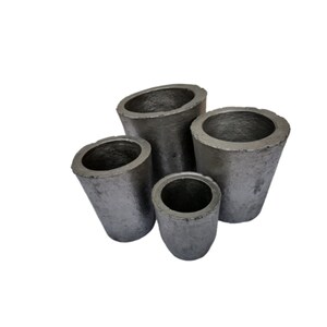 黏土石墨坩e埚耐高温1800度专业熔炼金银铜铁铝适用于燃气炉中频