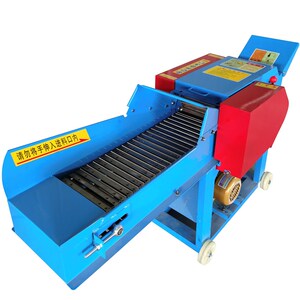 卧式铡草揉丝机粉草中型养殖全自动碎草机牛羊玉米秸秆家用切草机