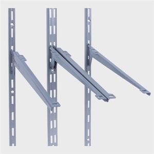 美达斯对装墙f轨支架层板托架木板支撑架可调节搁板架货架a柱配件