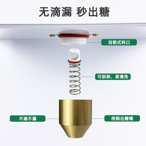 双头果糖机奶茶店商用烤奶汁v全自动24键智能果糖仪双缸果糖定量