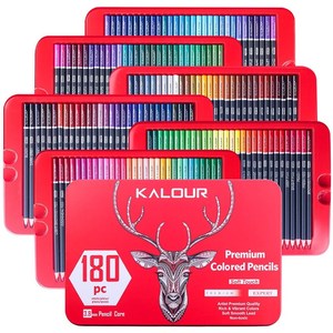 240色豪华铁盒彩色专p用铅笔套无学绘艺术素描生图装毒环保2B铅笔