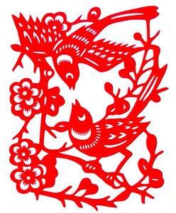 镂空不干胶剪纸喜鹊登梅pvc窗花墙贴玻璃贴纸门贴装饰画花鸟刻