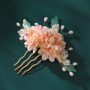 新款急速发货晴空唐制古装汉服绢花宋制古风发饰一套古代花朵簪花