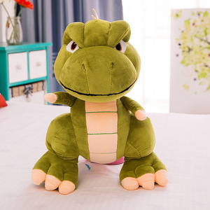 枕款大号可爱f小恐龙阿贡霸王龙安抚毛绒玩布公仔具娃抱新儿童玩