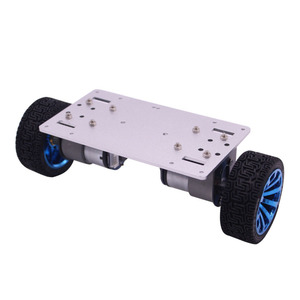 亚博智能 两轮自平衡小车 双轮车架小车底盘 底座电机底板套件