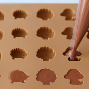 日本cotta正品卡通可爱巧克A力硅胶模具软糖冰块松鼠蘑菇刺猬房子