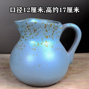 鱼缸流水倒瓶陶罐打孔不打孔陶罐微景G观粗陶花器庭院装饰罐子躺