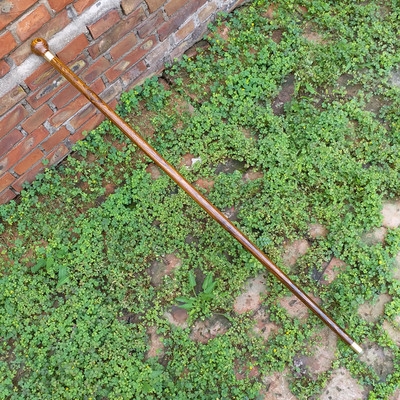 加q粗加长实木老人拐杖木质手杖黄金檀木太极杖拐u棍老年防滑欧洲