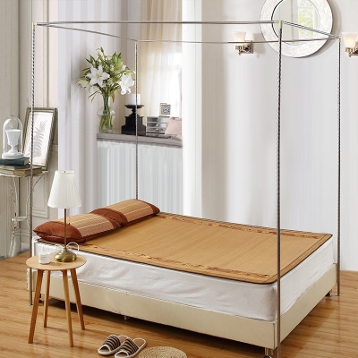 蚊帐1米单人床带支架1.8m床蒙古包加高加固公主蚊帐靠墙免安装