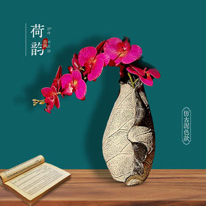 新中式仿古艺艺家术摆件居创意工花瓶家居饰品客厅玄关办公室装饰
