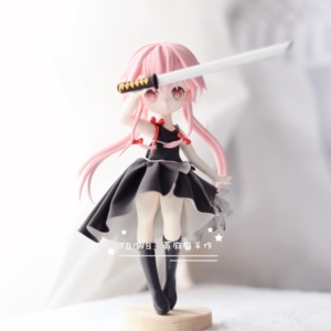 菟麻麻超轻粘土未来日记我妻由乃来图定制动漫游戏周边手办人偶