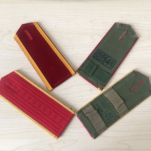 上世纪正品老货中国红学员肩章软硬军训肩章好品收藏