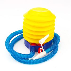 i打气球专用抢气球打气简轻气儿童卡通塑料 充气手动式手推充气