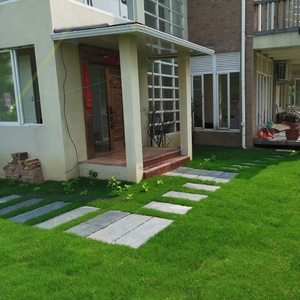 板岩汀步路沿石花园别墅庭院地砖石园林青石板草坪脚踏踏步石