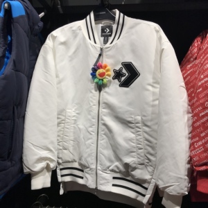 匡威棒球服男黑白