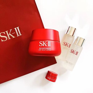 日本本土版新款sk2大红瓶面霜滋润版清爽版神仙水80g套装