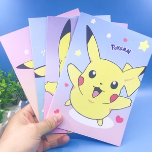 包邮可爱卡哇伊皮卡丘a5小学生儿童横格单行本记事本软面抄笔记本