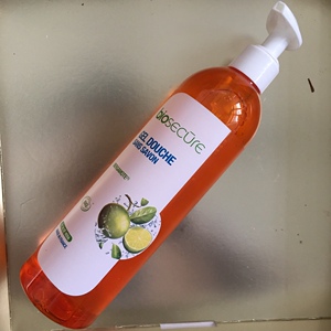 到2023 新版正品不买道理 法国有机安悦沐浴露柠檬味道400ml 有机