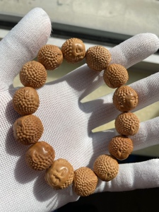 猴头雕刻核桃宝宝手串佛精工手工生动收藏毕业16尺寸文玩佛珠手串