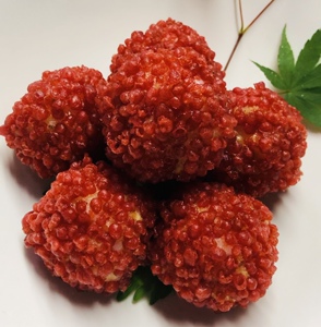 荔枝红色脆花粒 德创烘焙贵妃虾球妃子笑翠化粒可做油炸250克包邮