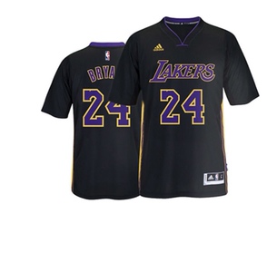 科比好莱坞之夜 湖人队 男款 黑紫球衣