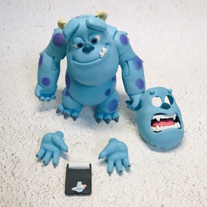 正版散货 gsc 粘土 920 dx 怪兽电力公司 怪物公司 毛怪