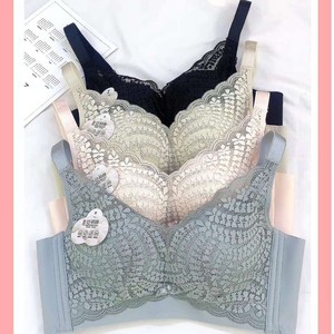 无钢圈无痕ab通杯聚拢防下垂中厚杯文胸女士内衣w9906妩魅良家99